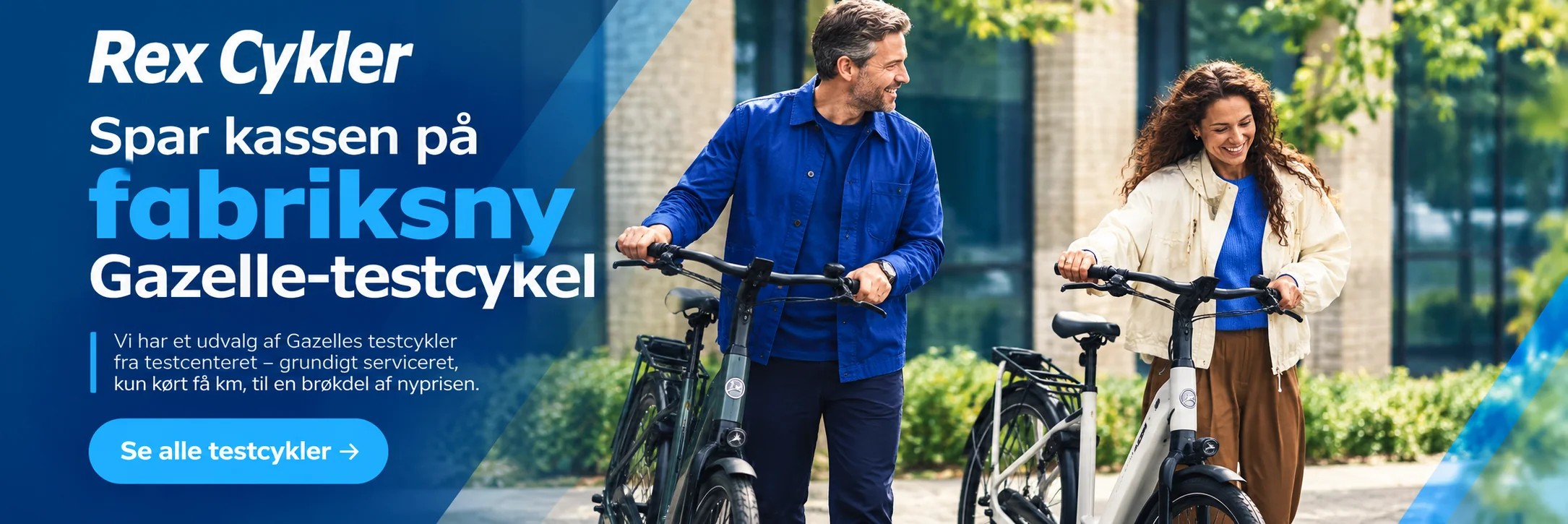 Spar kassen p&aring; fabriksny Gazelle-testcykel - se alle testcykler